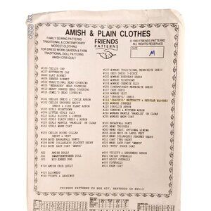 Amish Graceful Maternity Sewing Pattern By Friends Patterns Vintage 1993 Medium